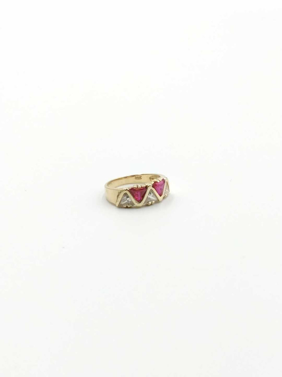 Women's Ring - Yellow Gold 14k (.585) 4.3 grams Size 8
