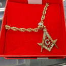 Religious Pendant - Yellow Gold 10k (.417) 15.1 grams