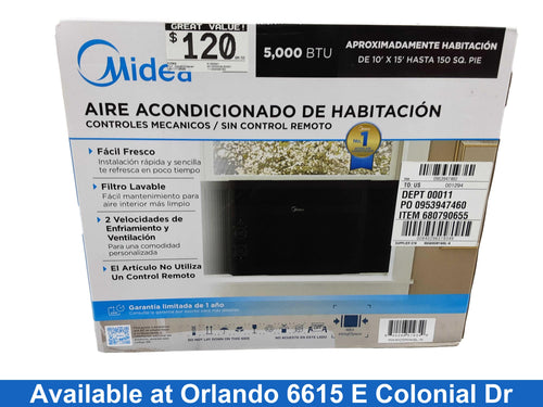 Midea R1356901 Black Air Conditioner