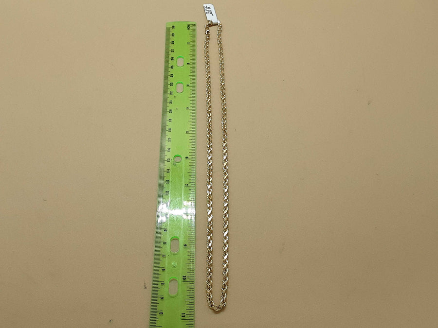 Rope Chain - Yellow Gold 14k (.585) 27.6 grams 22 inch