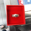 White Gold 14k (.585) 5.1 grams Size 8.5