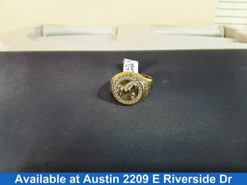 Men's Ring - Yellow Gold 14k (.585) 7.4 grams Size 10