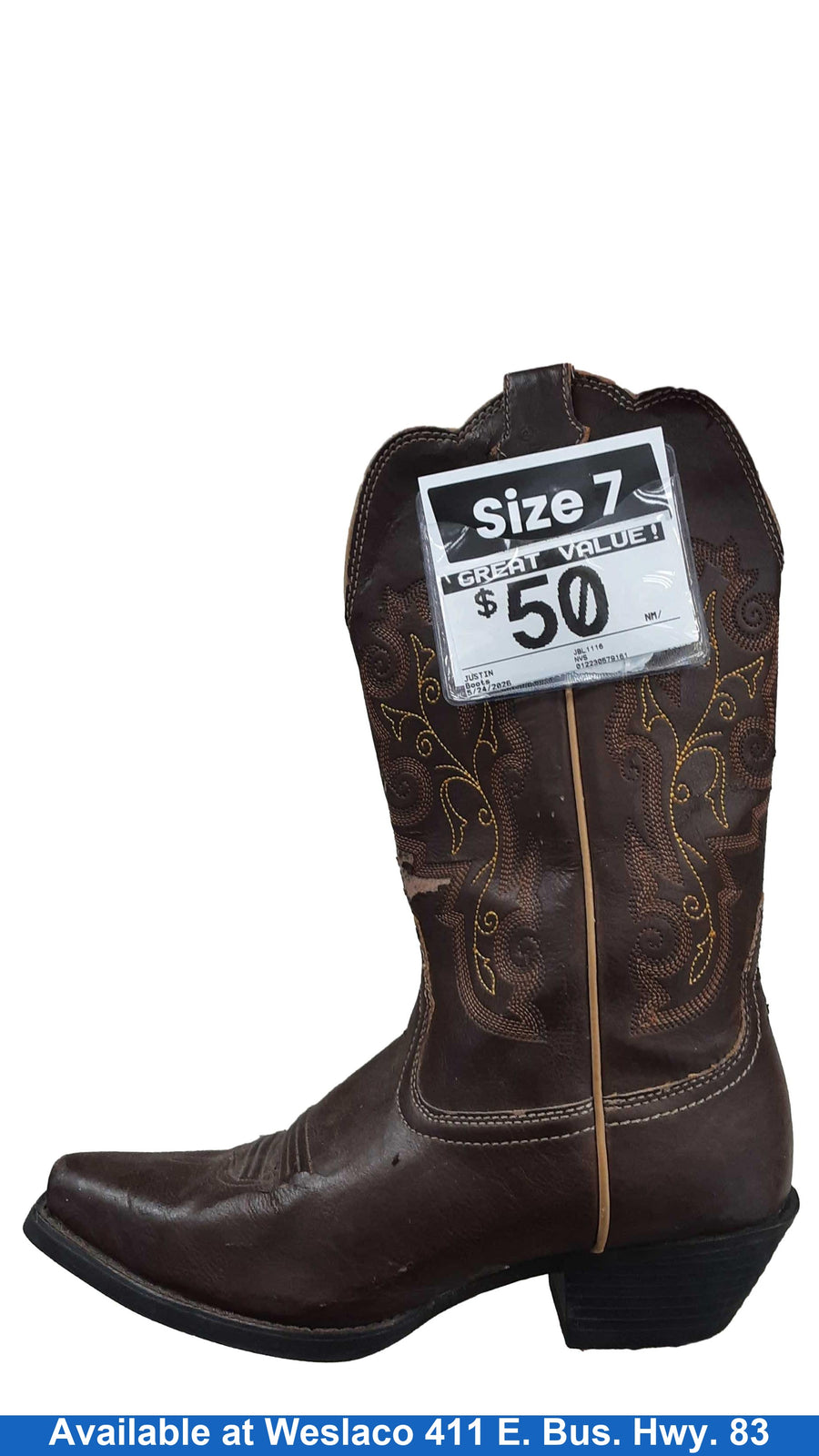 Justin Jbl1116 Brown