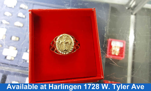 Men's Ring - Yellow Gold 10k (.417) 4.1 grams Size 11