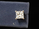 Double Stud Earrings - White Gold 14k (.585) 1.5 grams