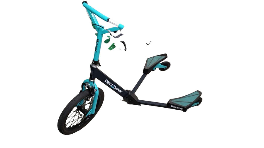 Razor Deltawing Scooter Green Powered Kick Scooter
