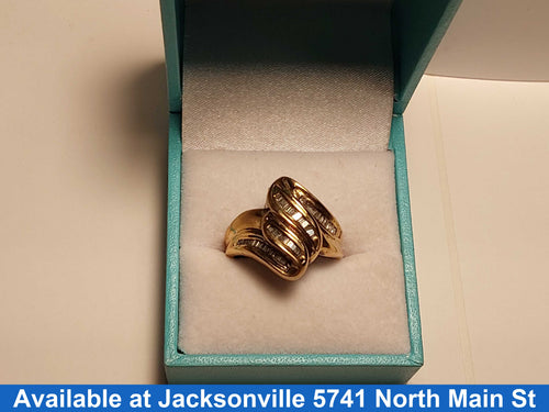 Women's Ring - Yellow Gold 10k (.417) 4.4 grams Size 9