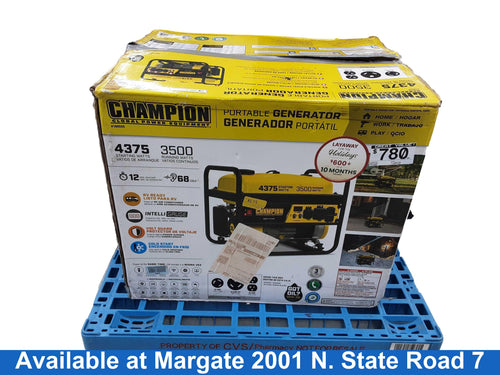 Champion 4375 Yellow Generator