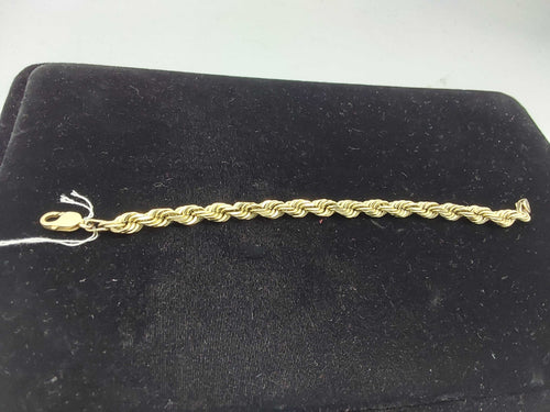 Rope Bracelet - Yellow Gold 10k (.417) 38 grams 9 inch