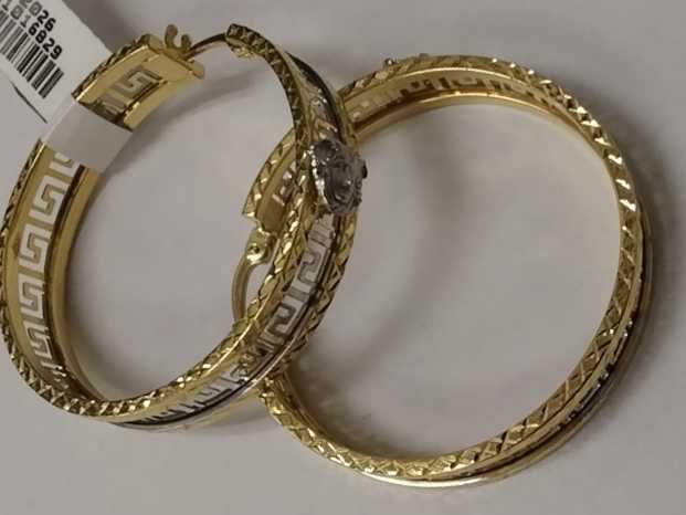 Filigree Earrings - Yellow Gold 10k (.417) 6.6 grams