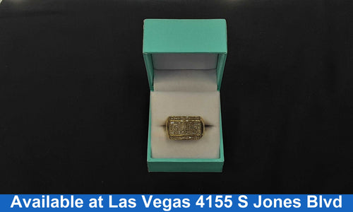 Men's Ring - Yellow Gold 10k (.417) 4.7 grams Size 10