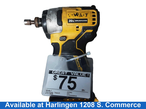 Dewalt Dcf809 Yellow Cordless Impact Drill