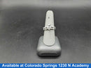 Ring - Engagement Set - White Gold 14k (.585) 4.6 grams Size 8
