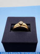 Women's Ring - Yellow Gold 10k (.417) 4.2 grams Size 10