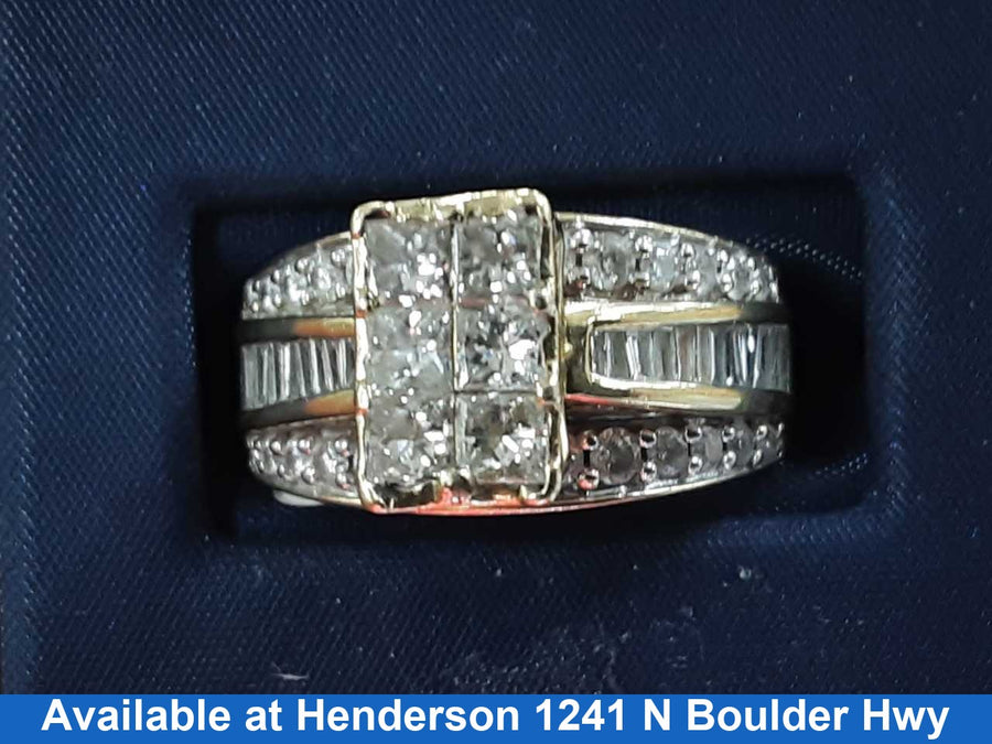 Women's Ring - Yellow Gold 14k (.585) 6.7 Grams Size 7