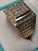 Men's Ring - Yellow Gold 10k (.417) 10.3 grams Size 10.5