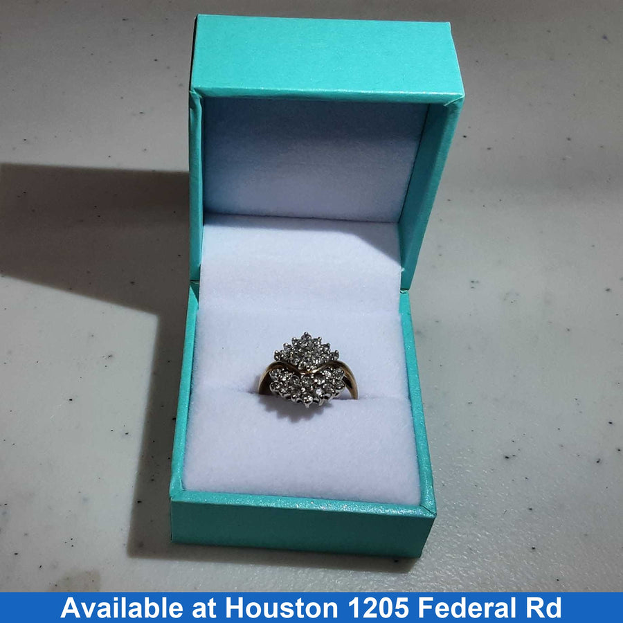 Women's Ring - Yellow Gold 10k (.417) 3.3 grams Size 7