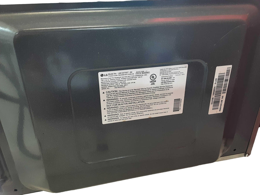 Lg Lmc2075st Gray Range Top Microwave