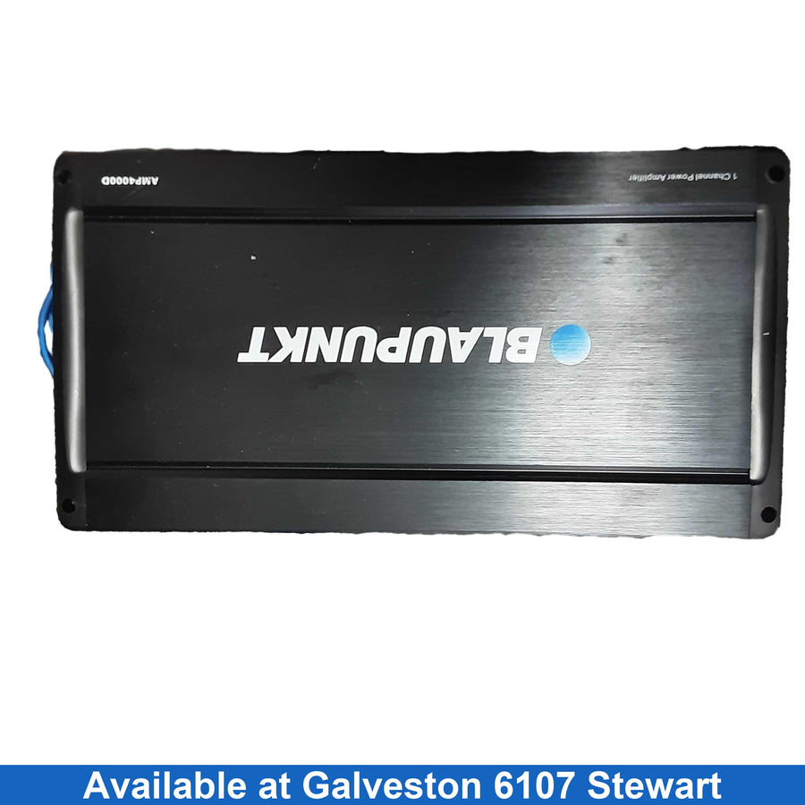 Blaupunkt Amp4000d Black Car Audio Amplifier