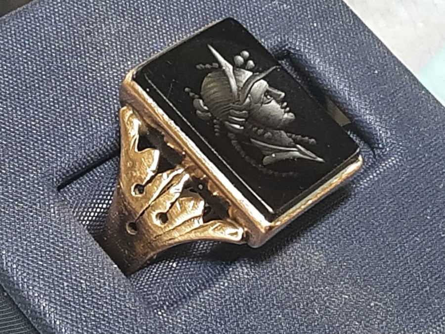 Women's Ring - Yellow Gold 10k (.417) 4.1 grams Size 8.5