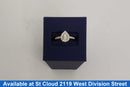 Ring - Wedding Set - White Gold 14k (.585) 1.56 grams Size 5.5