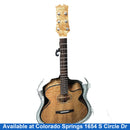 Mitchell Mx400 Qab Beige / Tan Acoustic / Electric Classic Guitar