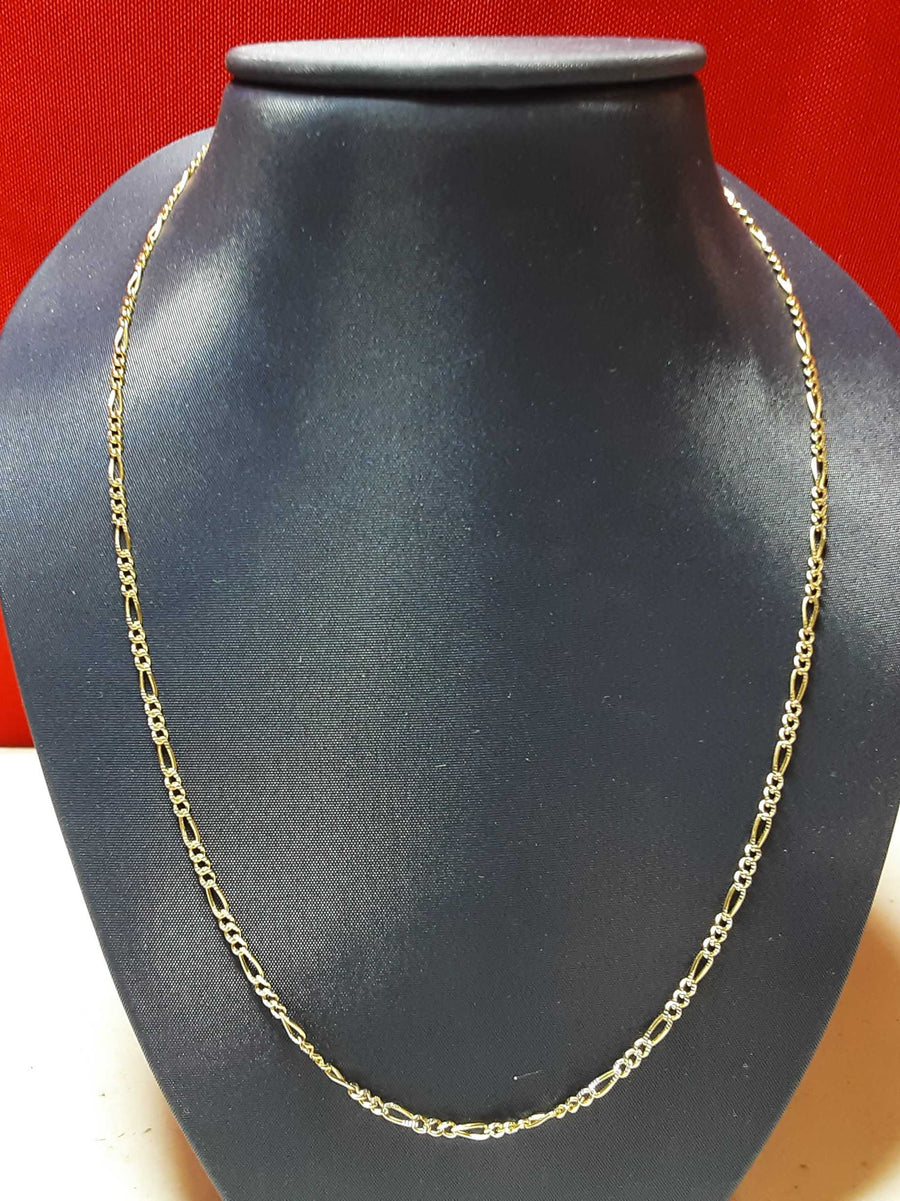 Figaro Chain - Yellow Gold 14k (.585) 6.2 grams 24 inch