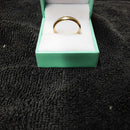 Ring - Wedding Band - Yellow Gold 14k (.585) 4 grams Size 9
