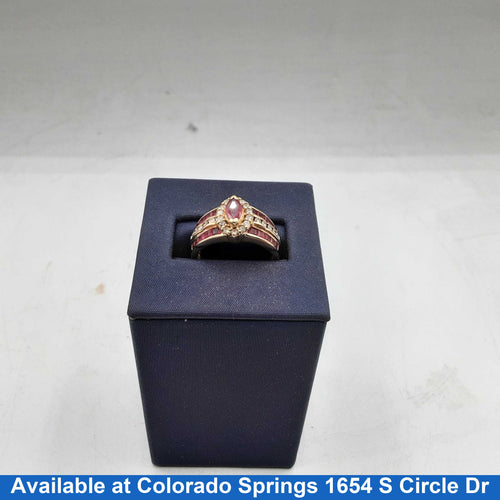 Women's Ring - Yellow Gold 14k (.585) 5.9 grams Size 20