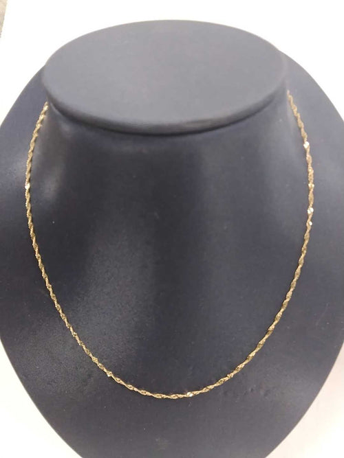 Rope Chain - Yellow Gold 18k (.750) 1.1 grams 16 inch