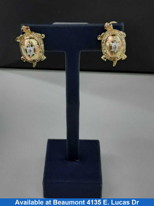 Earrings - Yellow Gold 10k (.417) 15.3 grams