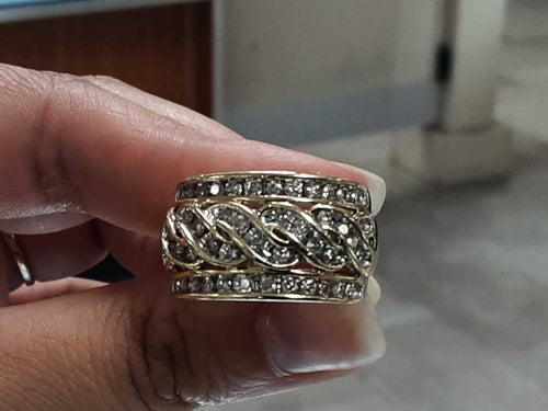 Men's Ring - Yellow Gold 10k (.417) 8.1 grams Size 8