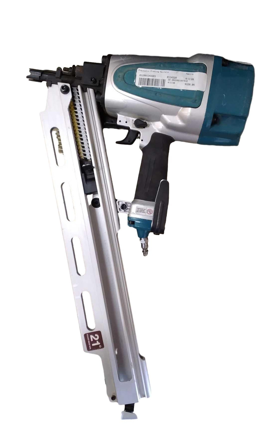Makita An924 Blue Pneumatic Framing Nailer