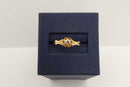 Women's Ring - Solitaire - Yellow Gold 14k (.585) 1.41 grams Size 8