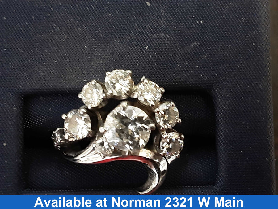 Women's Ring - White Gold 14k (.585) 3.1 grams Size 4