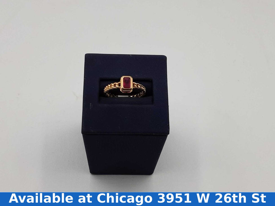 Women's Ring - Yellow Gold 14k (.585) 2 grams Size 8
