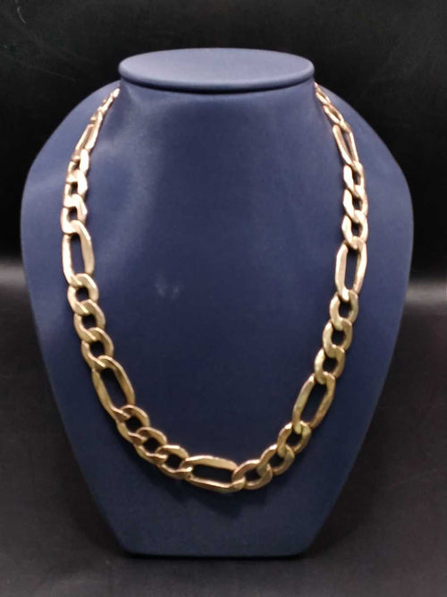 Figaro Chain - Yellow Gold 10k (.417) 30.9 grams 24 inch