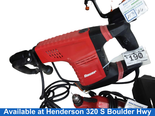 Bauer 1631e-b Red Corded Hammer