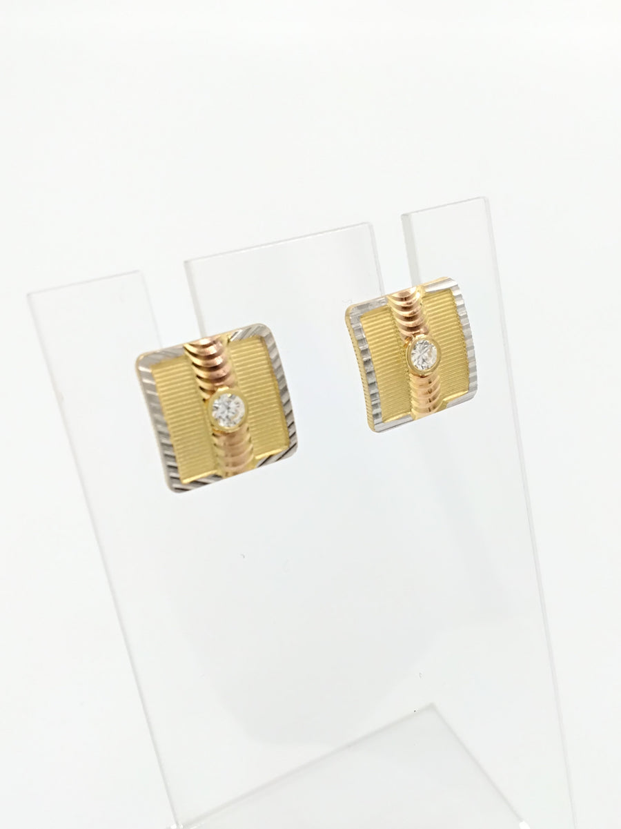 Earrings - Yellow Gold 14k (.585) 2.2 grams