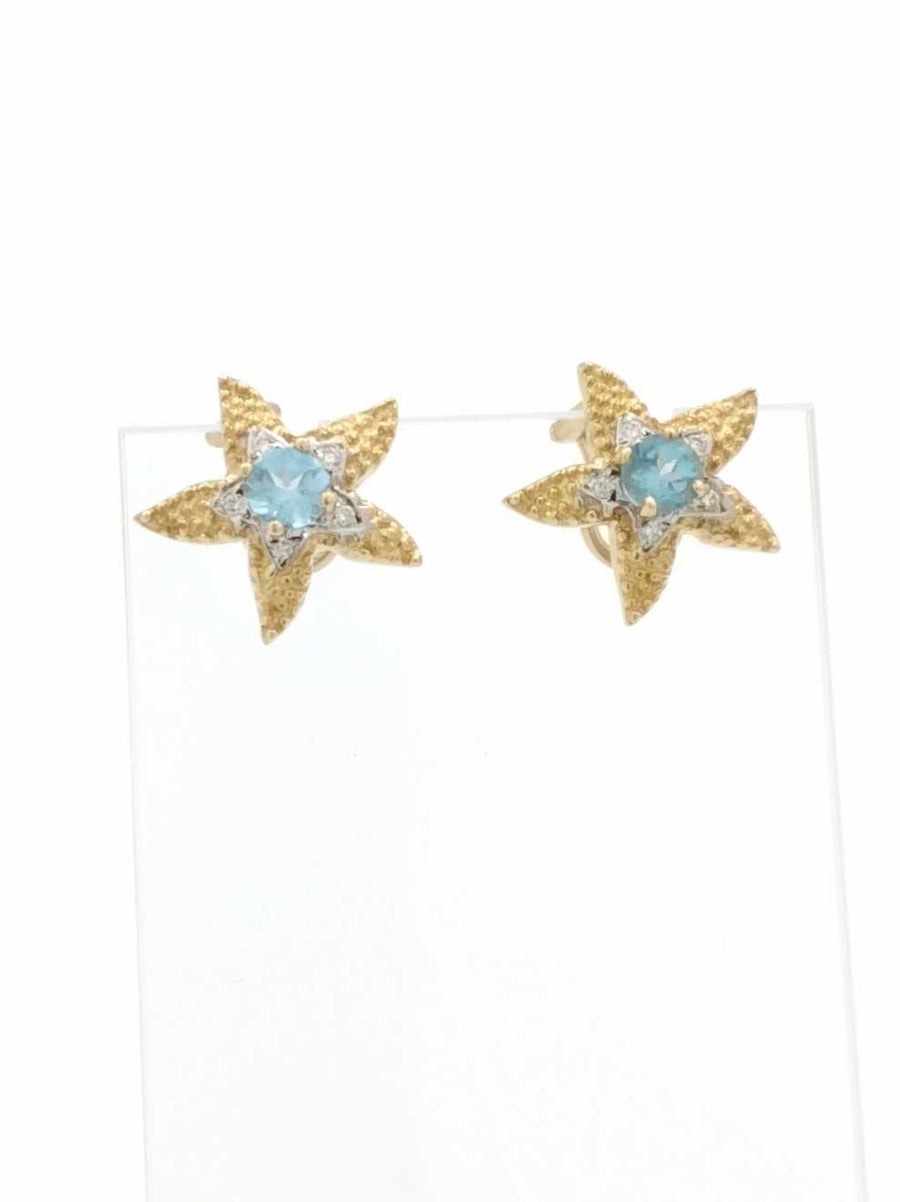 Earrings - Yellow Gold 14k (.585) 5.8 grams