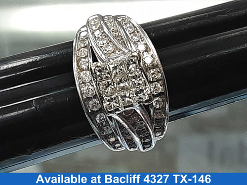 Women's Ring - White Gold 14k (.585) 7.5 grams Size 6