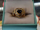 Women's Ring - Yellow Gold 18k (.750) 9.2 grams Size 4.5