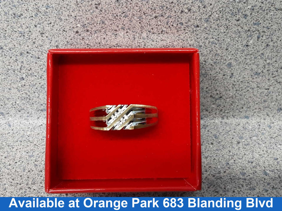 Men's Ring - Yellow Gold 10k (.417) 4.3 grams Size 10