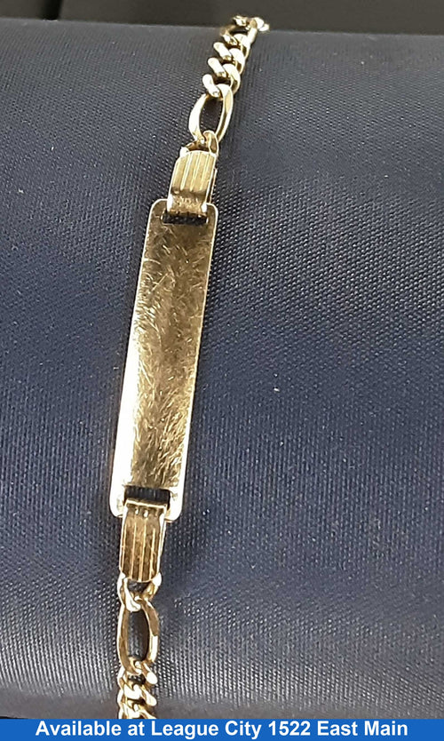 ID Bracelet - Yellow Gold 14k (.585) 2.9 grams 2 inch