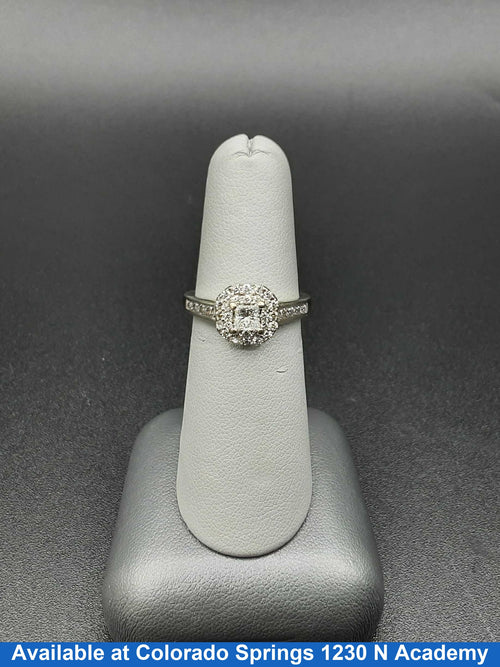 Women's Ring - White Gold 14k (.585) 4.1 grams Size 6