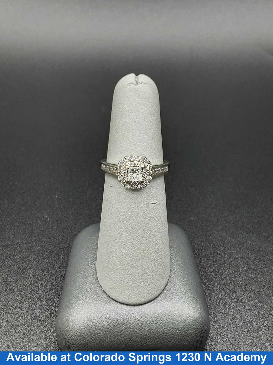 Women's Ring - White Gold 14k (.585) 4.1 grams Size 6