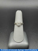 Women's Ring - White Gold 14k (.585) 4.1 grams Size 6