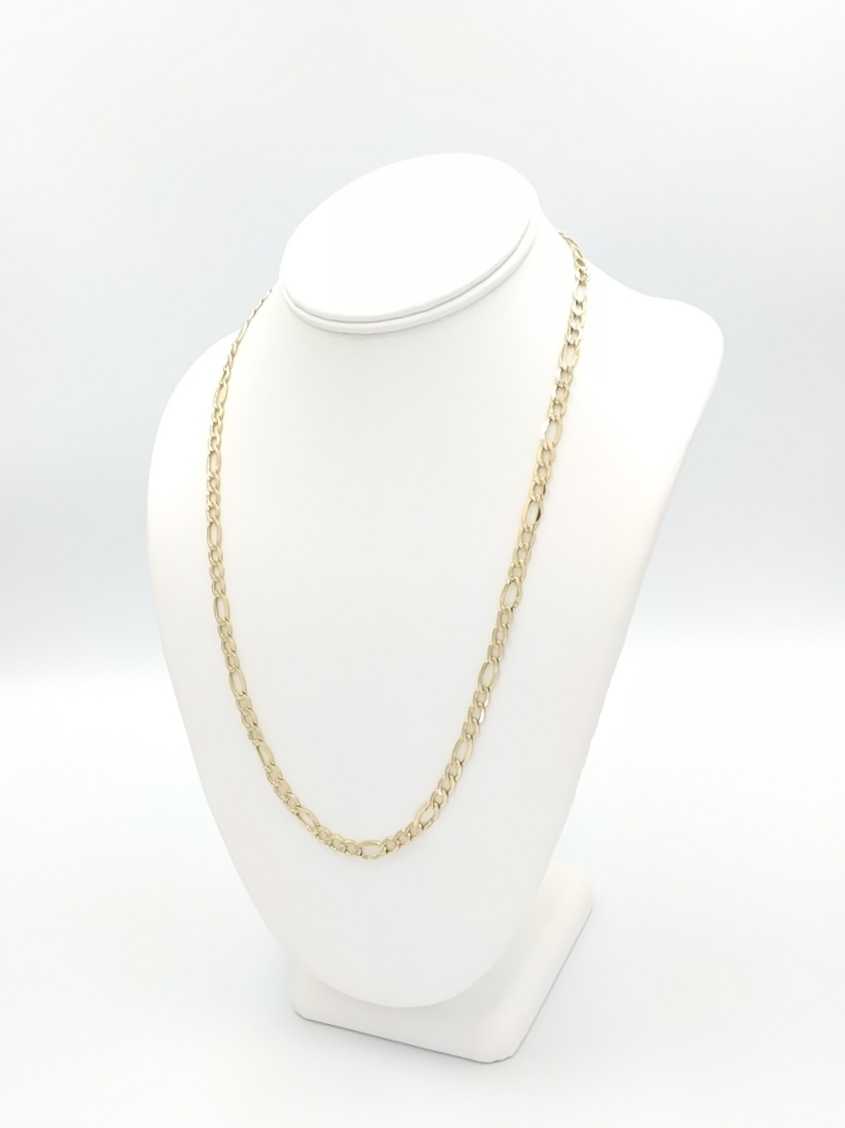 Figaro Chain - Yellow Gold 10k (.417) 5.1 grams 22 inch