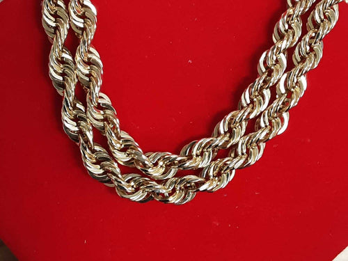 Rope Chain - Yellow Gold 10k (.417) 41.7 grams 23 inch
