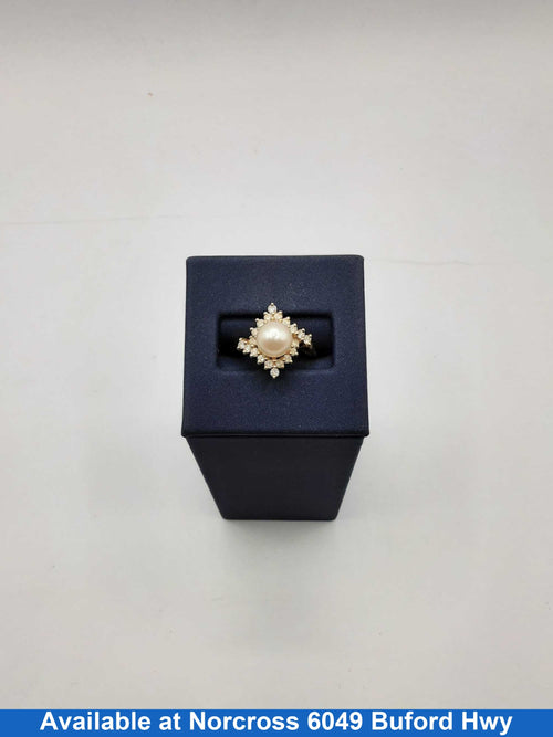 Women's Ring - Yellow Gold 14k (.585) 4.5 grams Size 20